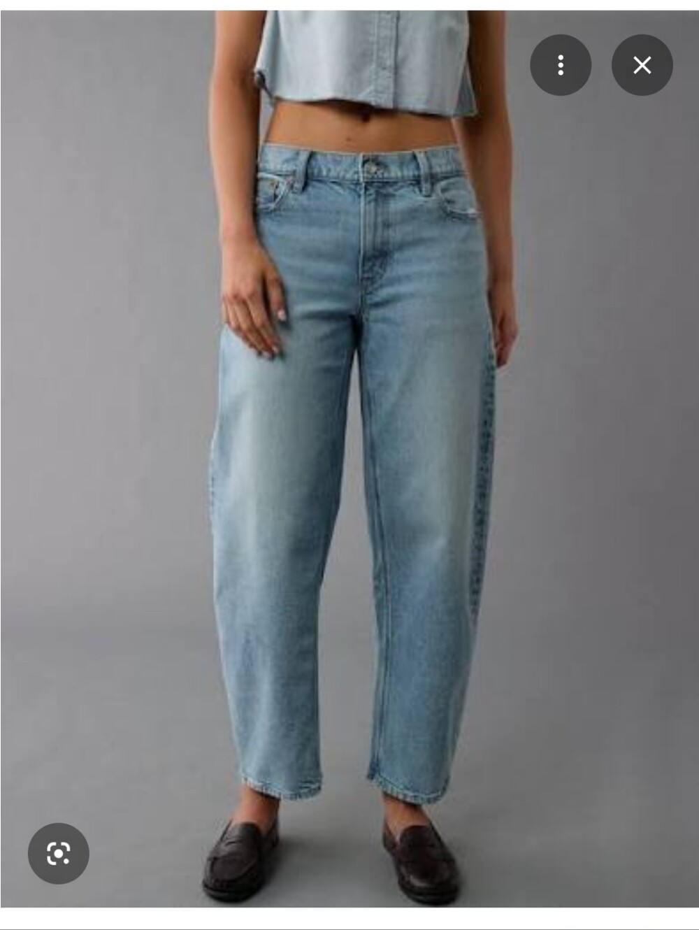 American Eagle Barrel Jeans